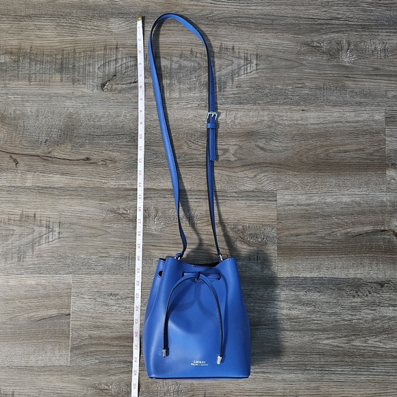 Lauren Ralph Lauren Blue Bucket Bag - Picture 2 of 12